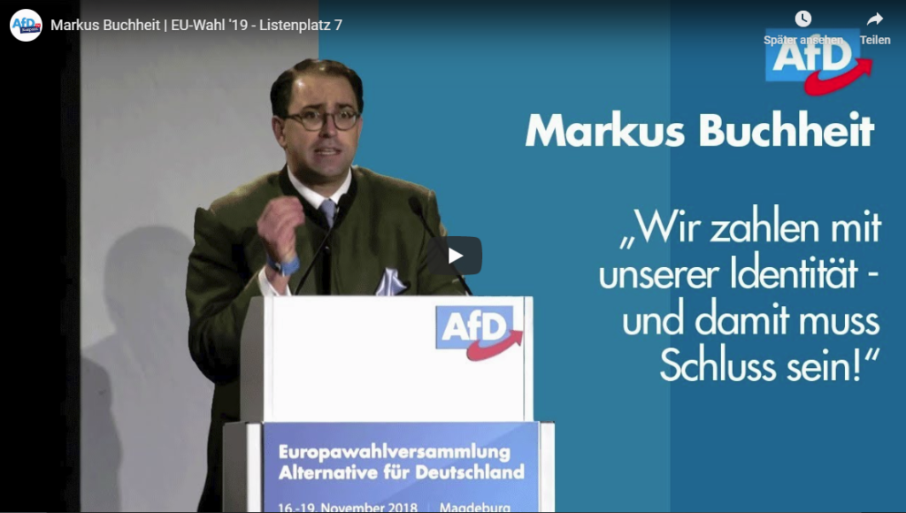 Am 19. März (Di.) spricht Markus Buchheit